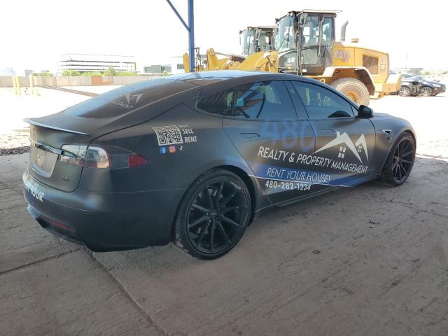 5YJSA1E64MF440061 - 2021 TESLA MODEL S Gris photo 3