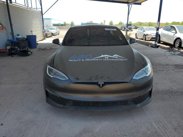 5YJSA1E64MF440061 - 2021 TESLA MODEL S Gris photo 5