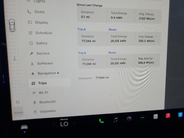 5YJSA1E64MF440061 - 2021 TESLA MODEL S Gris photo 9