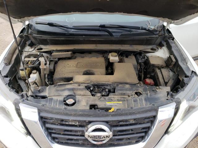 5N1DR2MM7KC625492 - 2019 NISSAN PATHFINDER S WHITE photo 12