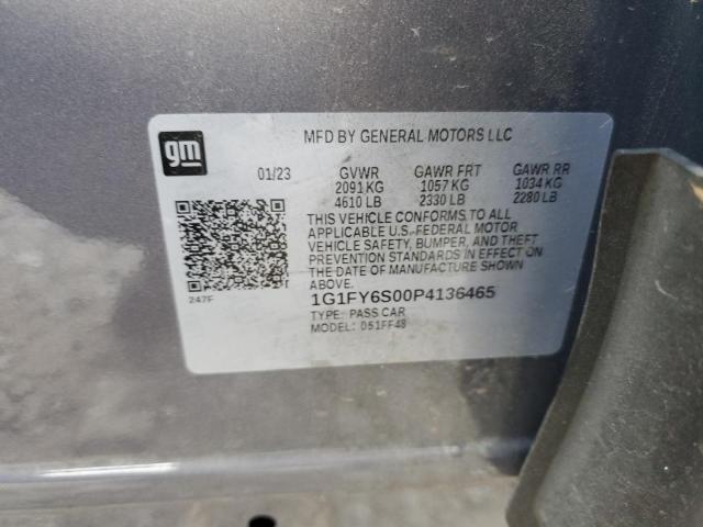 1G1FY6S00P4136465 - 2023 CHEVROLET BOLT EUV LT GRAY photo 13