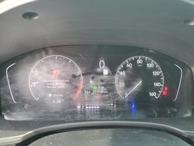 2HGFE2F51NH519623 - 2022 HONDA CIVIC SPORT GRAY photo 9