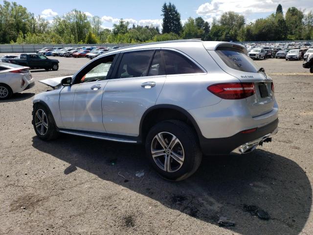 WDC0G4KB7HV006453 - 2017 MERCEDES-BENZ GLC 300 4MATIC SILVER photo 2