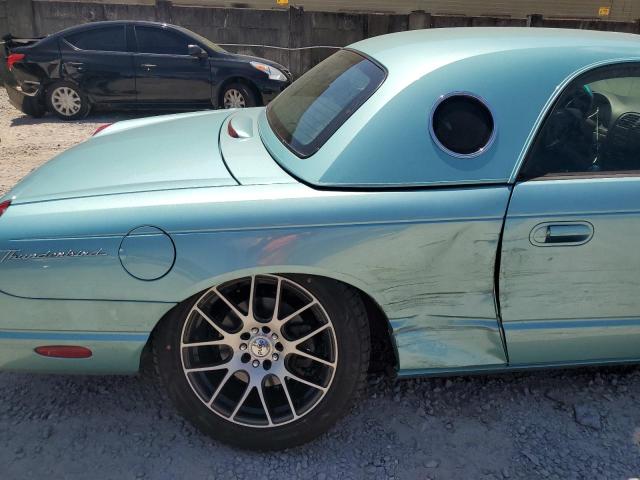 1FAHP60AX2Y114074 - 2002 FORD THUNDRBIRD TURQUOISE photo 10