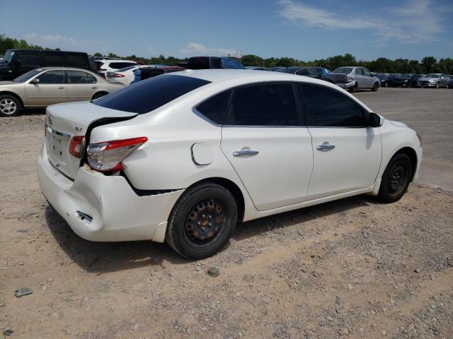 3N1AB7AP3FL677321 - 2015 NISSAN SENTRA S WHITE photo 3