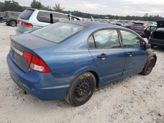 2HGFA16349H328837 - 2009 HONDA CIVIC VP BLUE photo 3