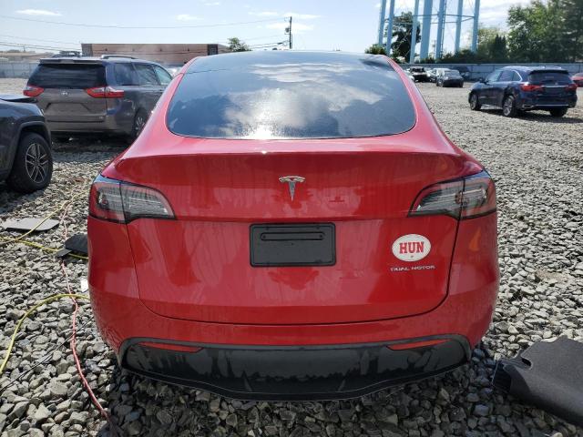 7SAYGDEE5PF703795 - 2023 TESLA MODEL Y RED photo 6