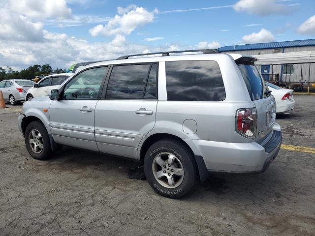 2HKYF18707H506143 - 2007 HONDA PILOT EXL SILVER photo 2