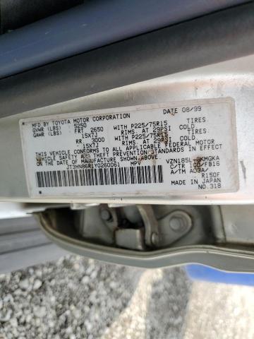 JT3HN86R1Y0260061 - 2000 TOYOTA 4RUNNER SR5 SILVER photo 13