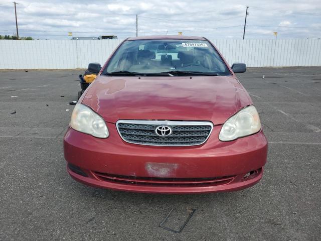 JTDBR32E660098095 - 2006 TOYOTA COROLLA CE RED photo 5