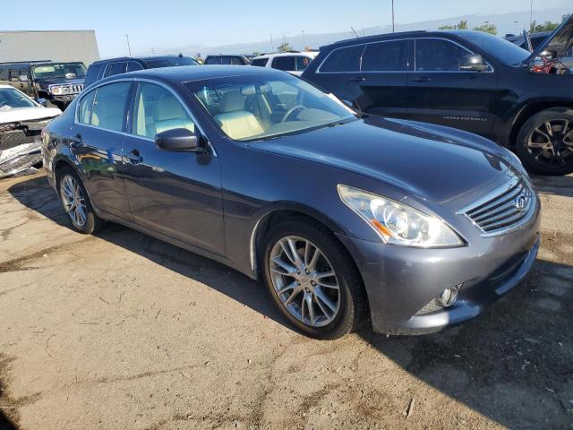 JN1CV6AR0BM352170 - 2011 INFINITI G37 BLUE photo 4