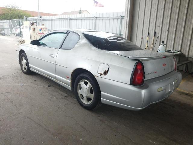 2G1WX12K649275581 - 2004 CHEVROLET MONTE CARL SS SILVER photo 3