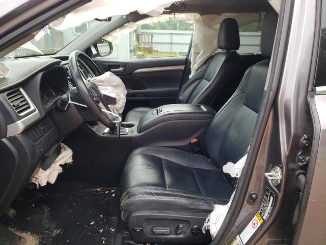 5TDJKRFH2ES040620 - 2014 TOYOTA HIGHLANDER XLE Boz foto 7