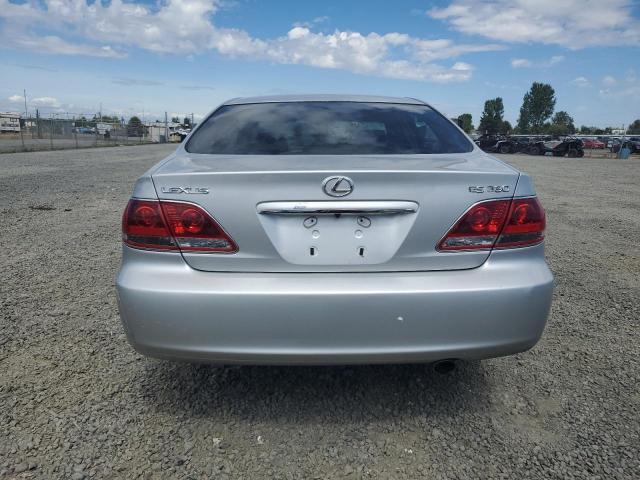 JTHBA30G055096225 - 2005 LEXUS ES 330 SILVER photo 6