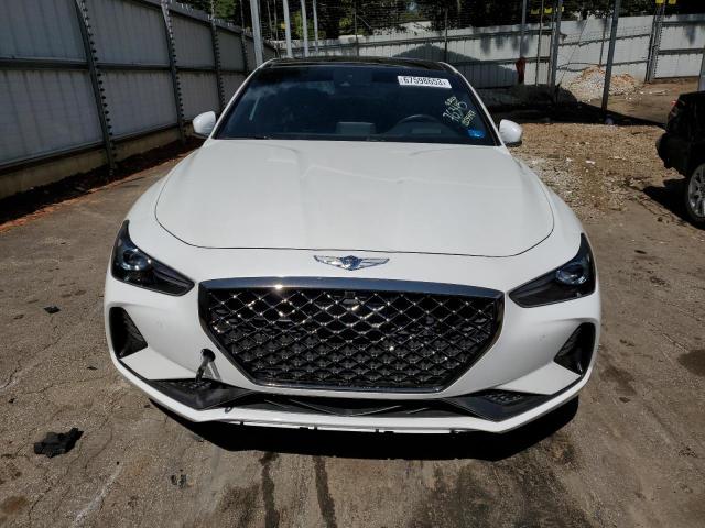 KMTG34LEXMU076345 - 2021 GENESIS G70 PRESTIGE WHITE photo 5