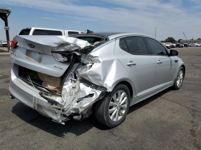 5XXGN4A7XFG387893 - 2015 KIA OPTIMA EX SILVER photo 3