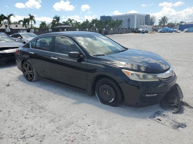 1HGCR2F59HA202117 - 2017 HONDA ACCORD SPORT BLACK photo 4