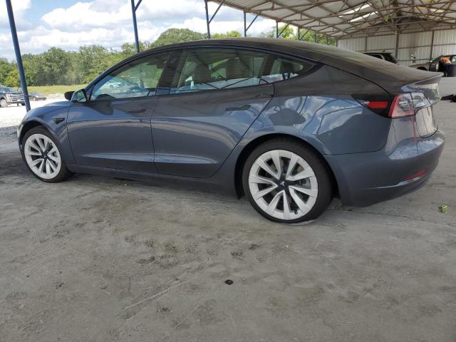 5YJ3E1EA2NF287310 - 2022 TESLA MODEL 3 BLUE photo 2