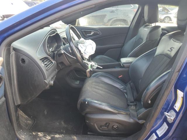 1C3CCCBG4FN531444 - 2015 CHRYSLER 200 S BLUE photo 7