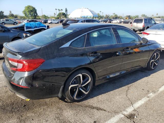 1HGCV1F31NA097184 - 2022 HONDA ACCORD SPORT შავი ფოტო 3