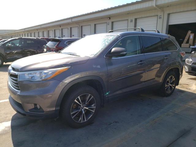 5TDJKRFH8GS502620 - 2016 TOYOTA HIGHLANDER XLE Gümüş foto 1