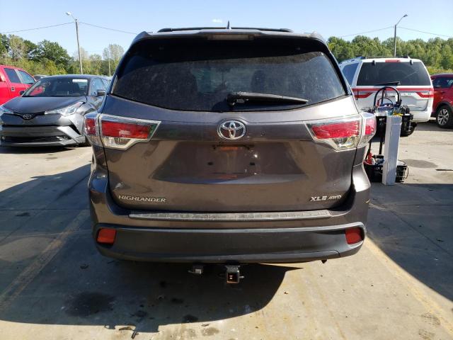5TDJKRFH8GS502620 - 2016 TOYOTA HIGHLANDER XLE Gümüş foto 6