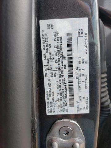 1FMCU9G69LUA82237 - 2020 FORD ESCAPE SE GRAY photo 13