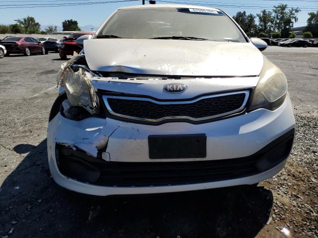 KNADM4A37D6280893 - 2013 KIA RIO LX GRAY photo 5