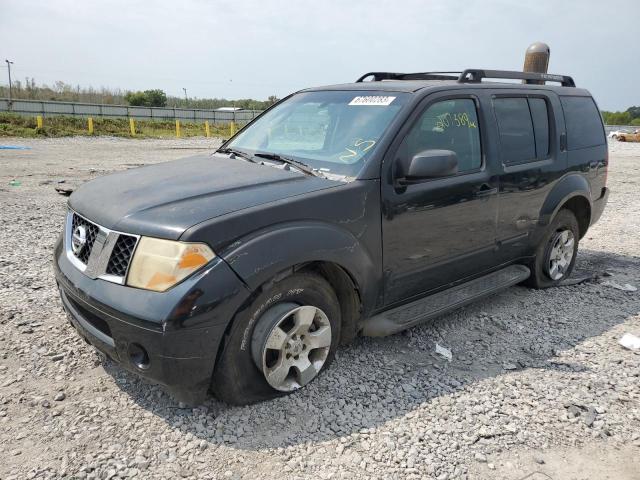 5N1AR18U66C661364 - 2006 NISSAN PATHFINDER LE შავი ფოტო 1