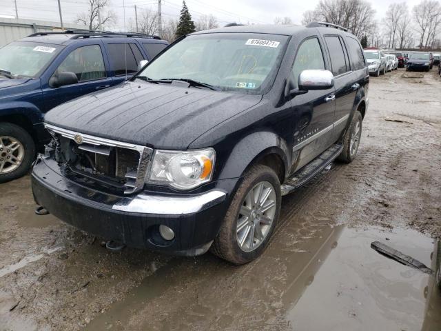 1A8HW58298F157595 - 2008 CHRYSLER ASPEN LIMITED BLACK photo 2