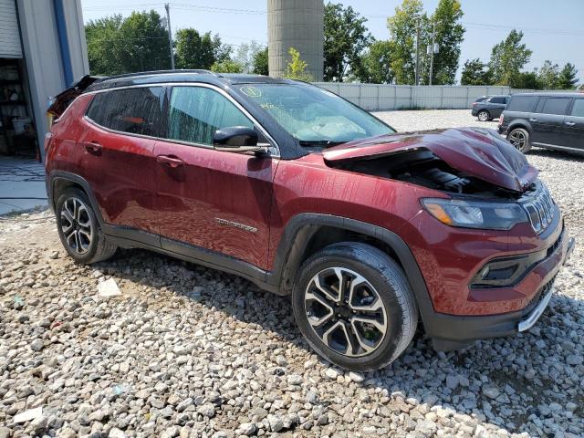 3C4NJDCB0NT102092 - 2022 JEEP COMPASS LIMITED BURGUNDY photo 4