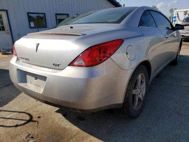 1G2ZH36N184262719 - 2008 PONTIAC G6 GT SILVER photo 3