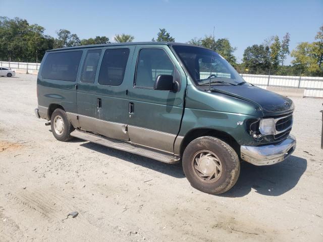 1FMRE11L11HB56036 - 2001 FORD VAN E150 WAGON GREEN photo 4