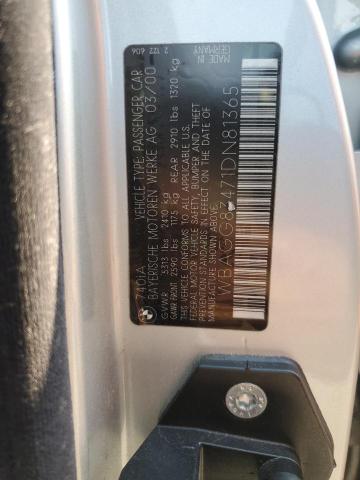 WBAGG83471DN81365 - 2001 BMW 740 I AUTOMATIC SILVER photo 13