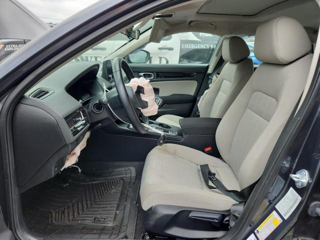 2HGFE1F72RH307380 - 2024 HONDA CIVIC EX GRAY photo 7