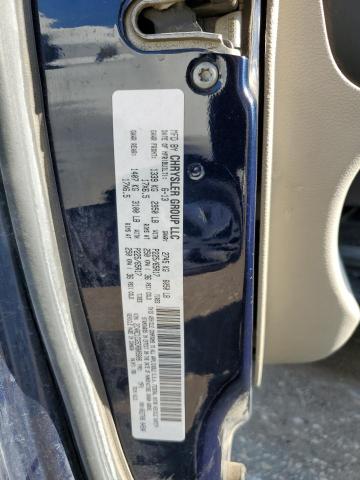 2C4RC1CG5DR805808 - 2013 CHRYSLER TOWN & COU TOURING L BLUE photo 13