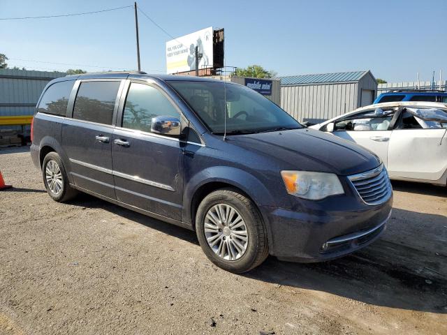 2C4RC1CG5DR805808 - 2013 CHRYSLER TOWN & COU TOURING L BLUE photo 4