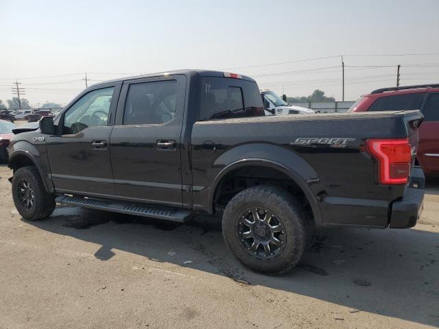 1FTEW1EF2GKG02632 - 2016 FORD F150 SUPERCREW BLACK photo 2