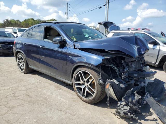 4JGED6EB9GA009092 - 2016 MERCEDES-BENZ GLE COUPE 450 4MATIC BLUE photo 4