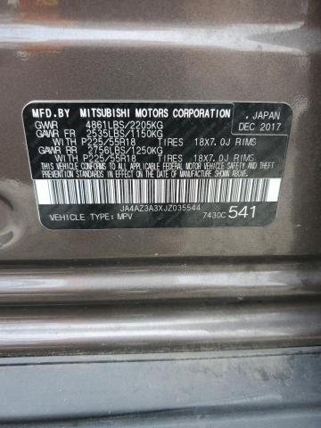 JA4AZ3A3XJZ035544 - 2018 MITSUBISHI OUTLANDER SE GRAY photo 13