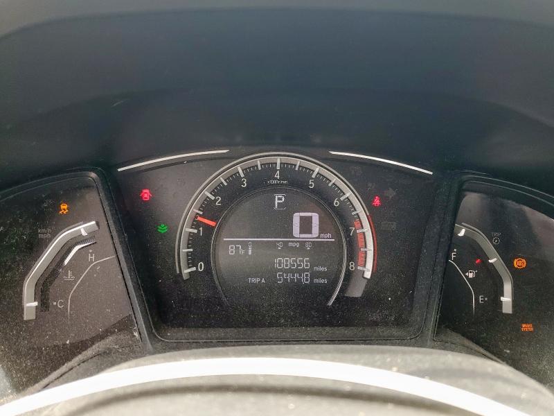 2HGFC2F56JH553590 - 2018 HONDA CIVIC LX თეთრი ფოტო 9