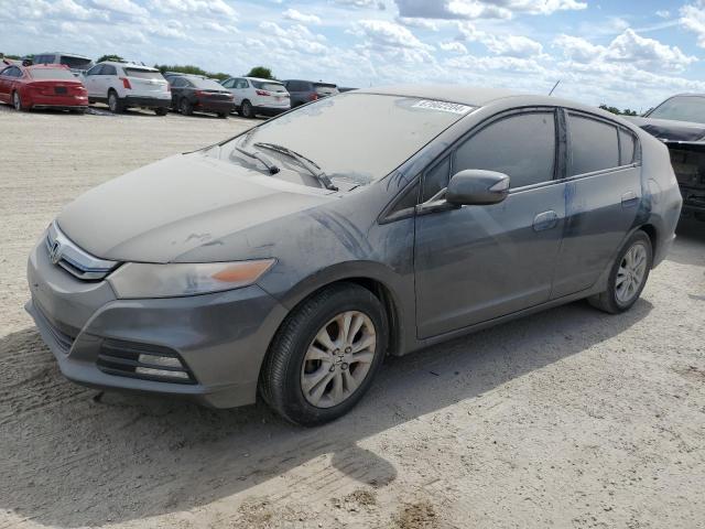 JHMZE2H76CS004728 - 2012 HONDA INSIGHT EX GRAY photo 1