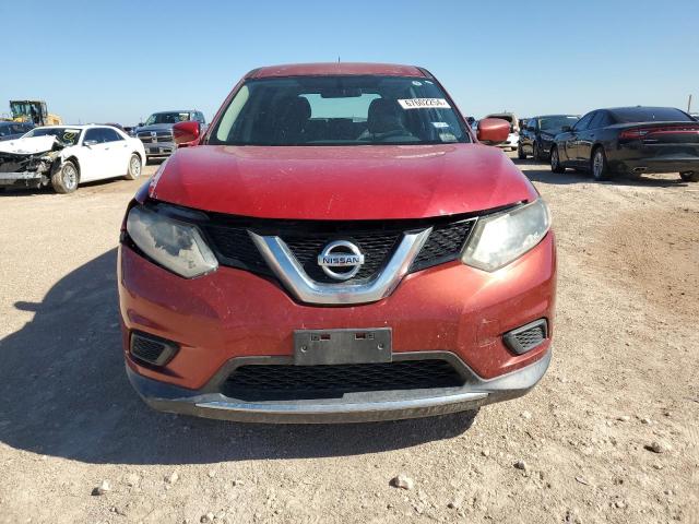 KNMAT2MT7GP639912 - 2016 NISSAN ROGUE S RED photo 5