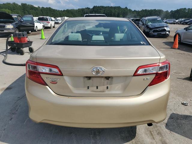 4T1BF1FK9CU002974 - 2012 TOYOTA CAMRY BASE TAN photo 6