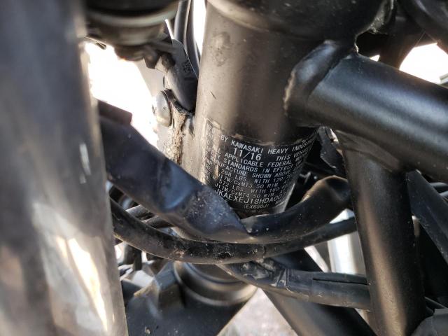 JKAEXEJ18HDA00772 - 2017 KAWASAKI EX650 J თეთრი ფოტო 10