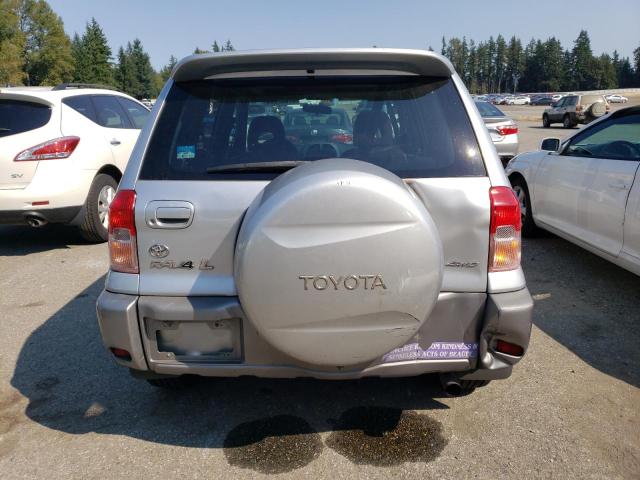 JTEHH20VX16001427 - 2001 TOYOTA RAV4 SILVER photo 6