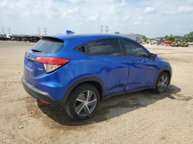 3CZRU6H5XMM750761 - 2021 HONDA HR-V EX ლურჯი ფოტო 3