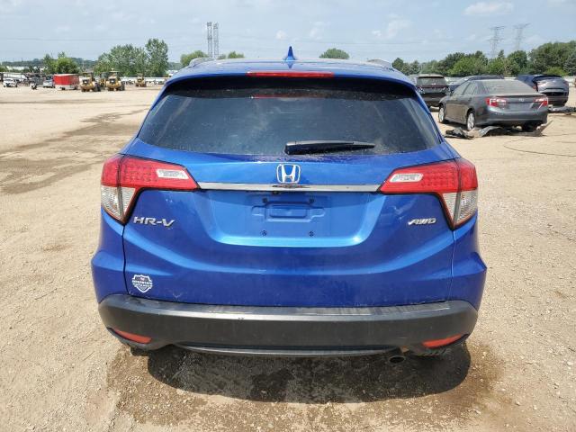 3CZRU6H5XMM750761 - 2021 HONDA HR-V EX ლურჯი ფოტო 6