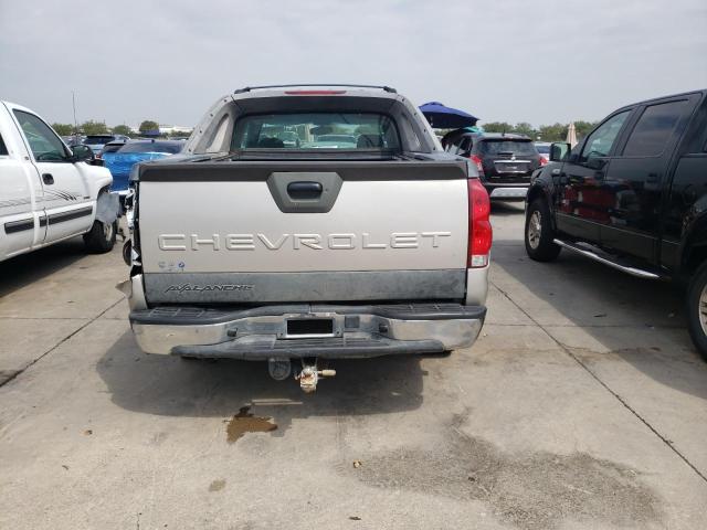 3GNEC12T94G245981 - 2004 CHEVROLET AVALANCHE C1500 BEIGE photo 6