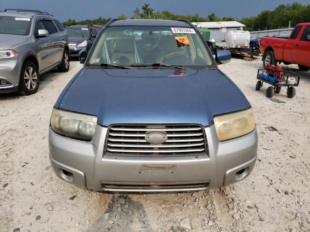 JF1SG67637H707838 - 2007 SUBARU FORESTER 2.5X LL BEAN BLUE photo 5